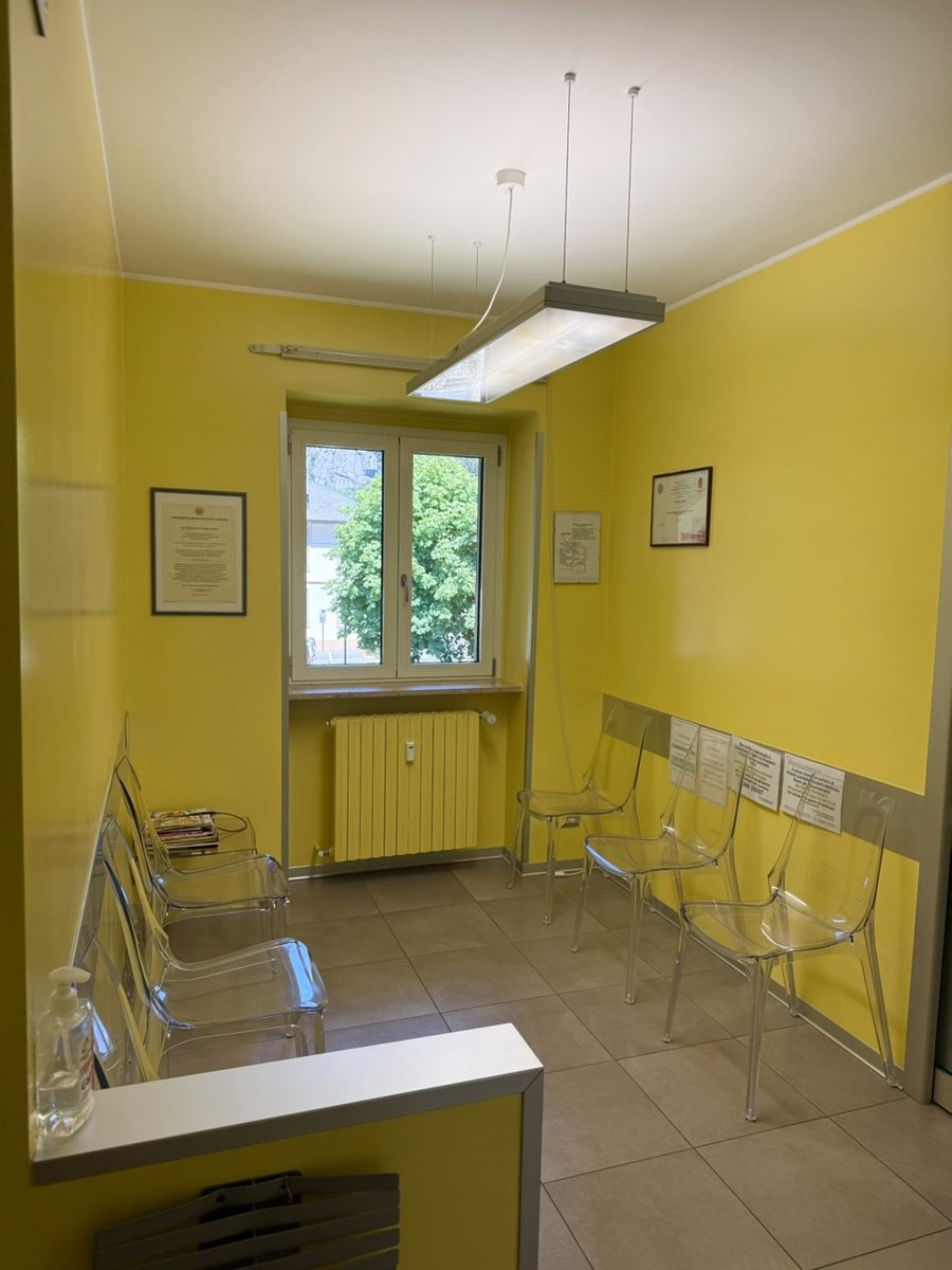 Sala d'attesa dello studio dentistico
